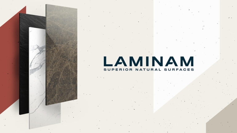 Laminam porcelain surfaces logo